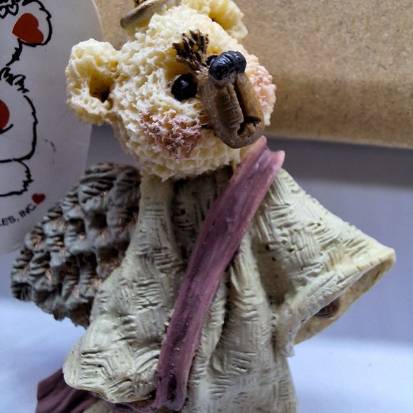 Shelly Bears In Everything Give Thanks 1999 Angel Bear Ornament - Picture 3 of 3